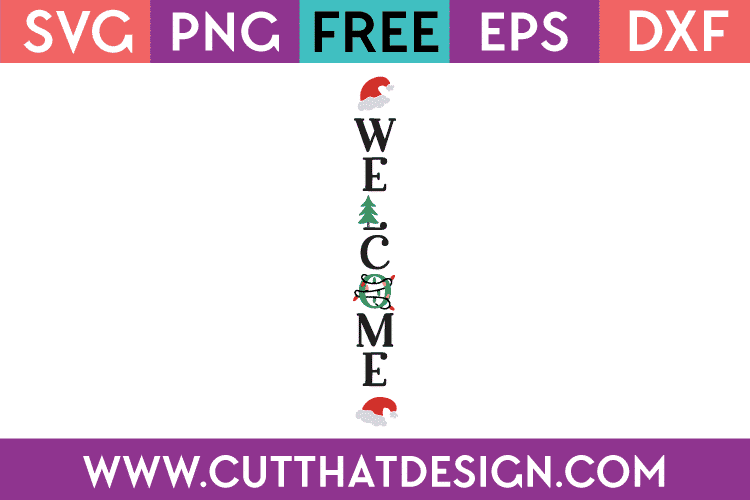 Free Christmas SVG Porch Sign