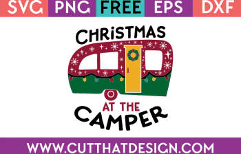 Free SVG Files Christmas at the Camper