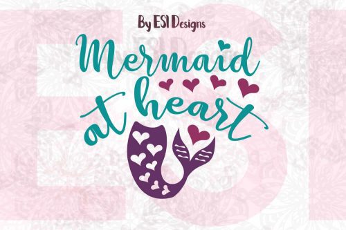 Mermaid at Heart SVG