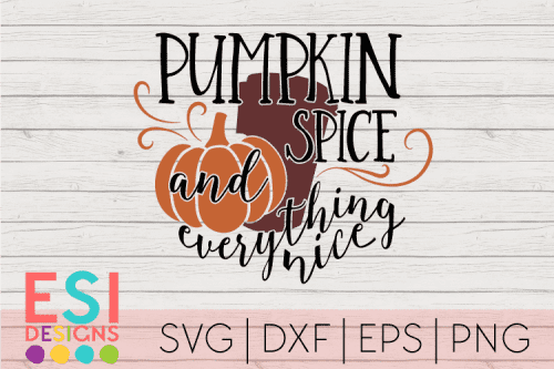 SVG Cut Files Pumpkin Spice