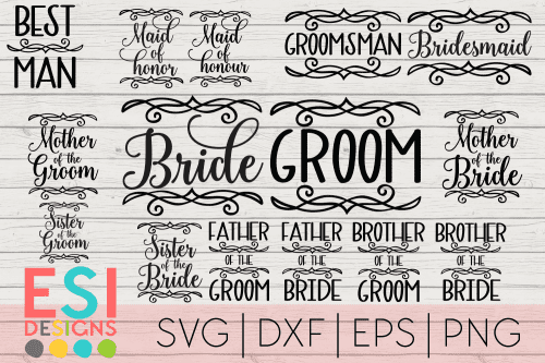 Wedding SVG Files
