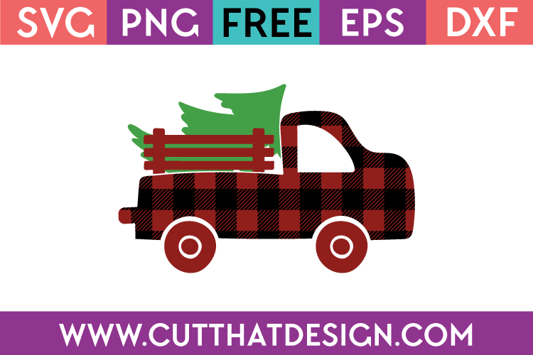 Free SVG Christmas Truck