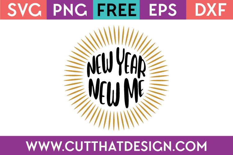 New Year New Me Free SVG