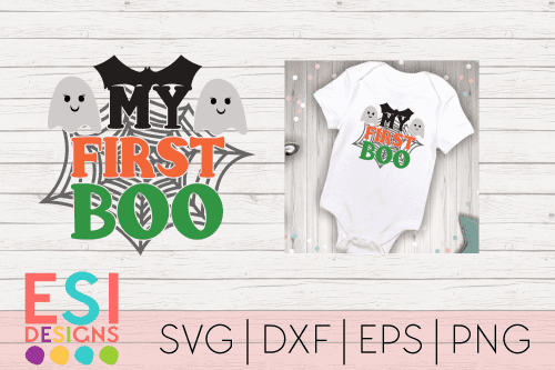 SVG Files Halloween First Boo