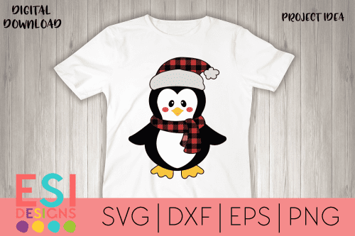 Christmas Penguin SVG
