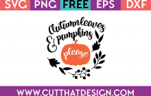 Free Autumn SVG Files