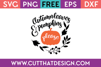 Free Autumn SVG Files
