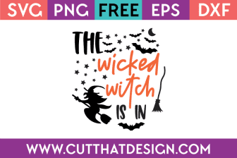 Free Halloween SVG Files Wicked Witch