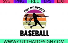 Free USA Baseball SVG
