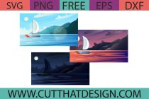 Free Seaship Background SVG