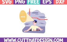 Free 404 error SVG